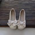 Summer 2026 Women's Flat Bottom Net Shoes Knot Hollow out Design Maternity Fisherman Shoes Casual Versatile Footwear. 