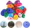 15 PCs Rock Wall Durable Textured Climbing Handles Rock Wall Climbing Handles Multicoloured Assorted Climbing Handles Set for Children. 