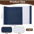 51x11.8 Inch Navy Blue Book Cloth Paper Backed Book Cover Suede Fabric Surface Bookbinding Book Cloth for Book Binding Supplies. 