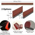 1M 1pc Door Stoppers, Door Sweeps, And Sealing Strips For Both Exterior And Interior Doors, Upgraded Brush Sealing Strips. 
