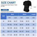 Mens Slimming Compression Shirt Body Shaper V-Neck Undershirt Shirts Workout Abs Abdomen Tummy Control Shapewear Tops. 