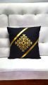 Cushions Covers New Applique Design Laser Cut Golden Print. 