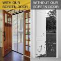 Magnetic Screen Door Fits Door Opening Actual Screen Hands Free Mesh Partition Curtain Keeps Bug Out Pet and Kid Friendly Screen.