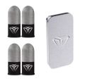4 Pcs Mobile Game Fingertip Gloves Sweatproof Anti-slip Touch Screen Finger Sleeve Breathable Gaming Fingertip Cover For Gamer.