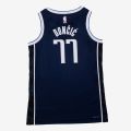 Dallas Mavericks Luka Doncic 77 Basketball Jersey Black Large. 