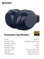 Uenjoy New Full Ear Coverage ANC Wireless Headphones. 