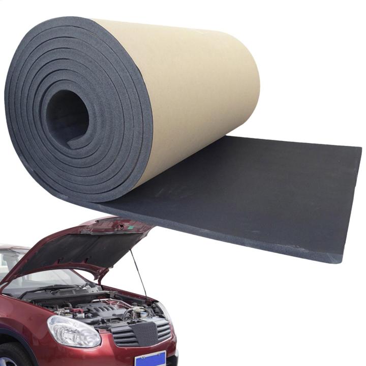100*50cm 5/10/15/20mm Sound Proofing Deadening Absorption Self Adhesive Foam Cotton Car Hood Sound Proof Acoustic Insulation Mat