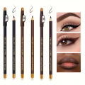 3pcs Eyebrow Pencil Eyeliner lip pencil Natural makeup Long-lasting Black dark coffee light coffee with pencil ener. 