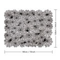 1 Pcs of Halloween Lace Tablecloth Spider Web Skull Pattern Rectangular Shape for Party Decoration Haunted House Pumpkin Design.