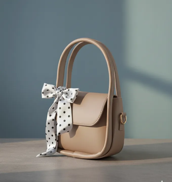 Elegant%20Ladies%20Top%20Handle%20And%20Shoulder%20Bag%20Fashion%20Crossbody%20Purse%20With%20Polka%20Dot%20Bow%20Stylish%20-%20Image%207