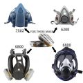 6200/7502/6800 MaskChemical Gas Mask 6001/6002/6004 Box 5N11 Cotton FilterPaint Protection MaskRespiratorReplaceable Accessories. 