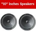 2Pcs 10 Inches Speaker Seavy 8 Ohm 255MM Midrange Threaded Paper Basin Cone 600 Wats Edge Square Dance KTV Home Loud Speaker Woofer Round Shaped. 