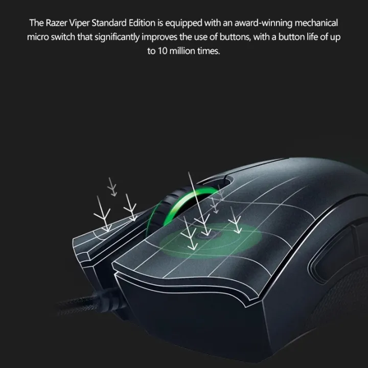 Razer%20Black%20Widow%20Mechanical%20Keyboard%20Viper%20Gaming%20Mouse%20Green%20Backlit%20Computer%20E-Sports%20Set%20Warcraft%20-%20Image%202