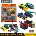 ND Thailand baby toys 6 PCs construction vehicle Ke Xiao heavy duty worker alloy model truck NO.KX09-6. 