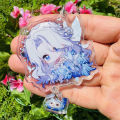 Anime Game Infinity Nikki Cosplay Costumes Key Chain Keychain Accessories Pendant.