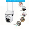 Security Camera 1080P HD Camera 355° Surveillance Camera Night Vision Motion Detection Siren WiFi Remote Two-Way Audio Waterproo. 