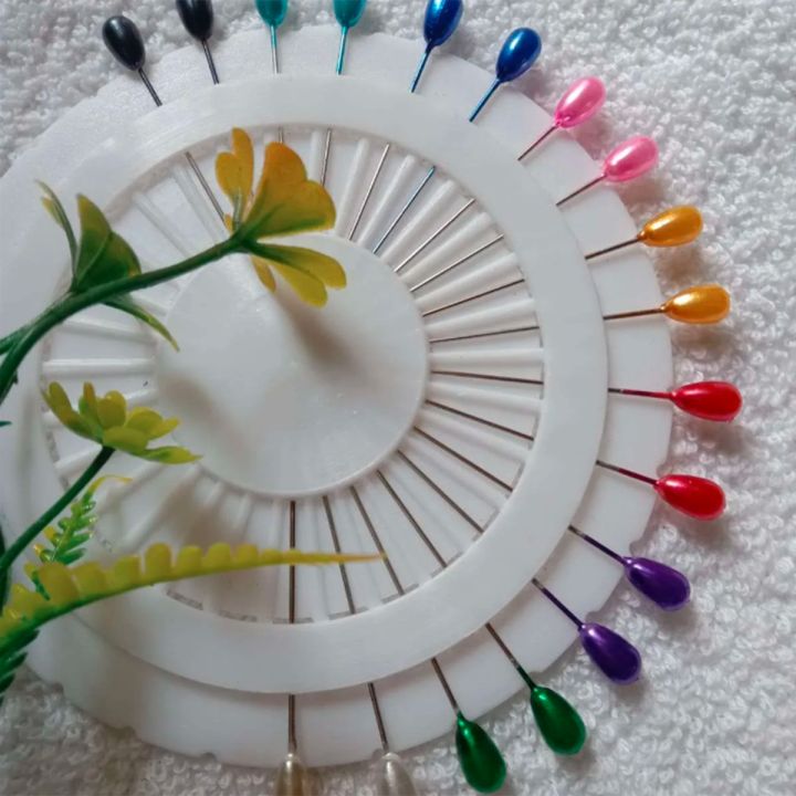 Pack of 40 Leaf Shape Hijab Pins for Women Mixed Color Safety Scarf Pins Elegant Design Durable and Stylish Accessories for Hijab, Shawl, and Scarf