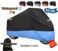 Full Size Motorcycle Motorbike 70 - 125cc Bike Cover Dust Proof Top Parking Cover. 
