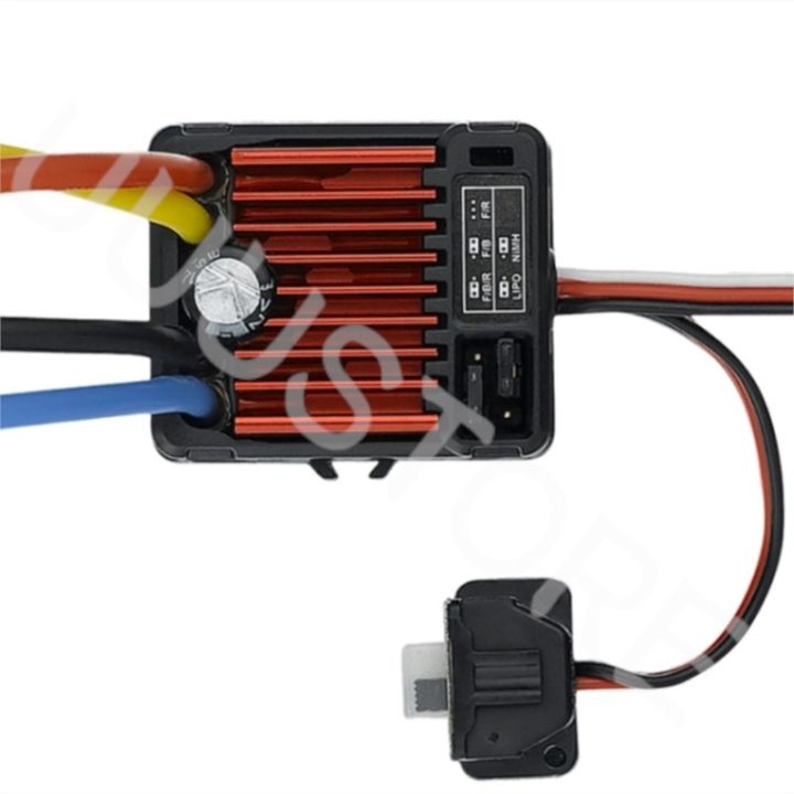 HobbyWing QuicRun 1060 V2 – Régulateur De Vitesse 60A Pour Voiture RC Brushed – Etanche Et Antidéflagrant – Adapté 1/18, 1/16 – Tourisme, Monstertruck, Camion