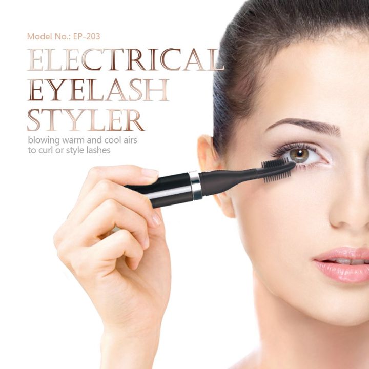 Rechargeable Heated Eyelash Curler With Warm And Cool Air Eye Makeup Tools