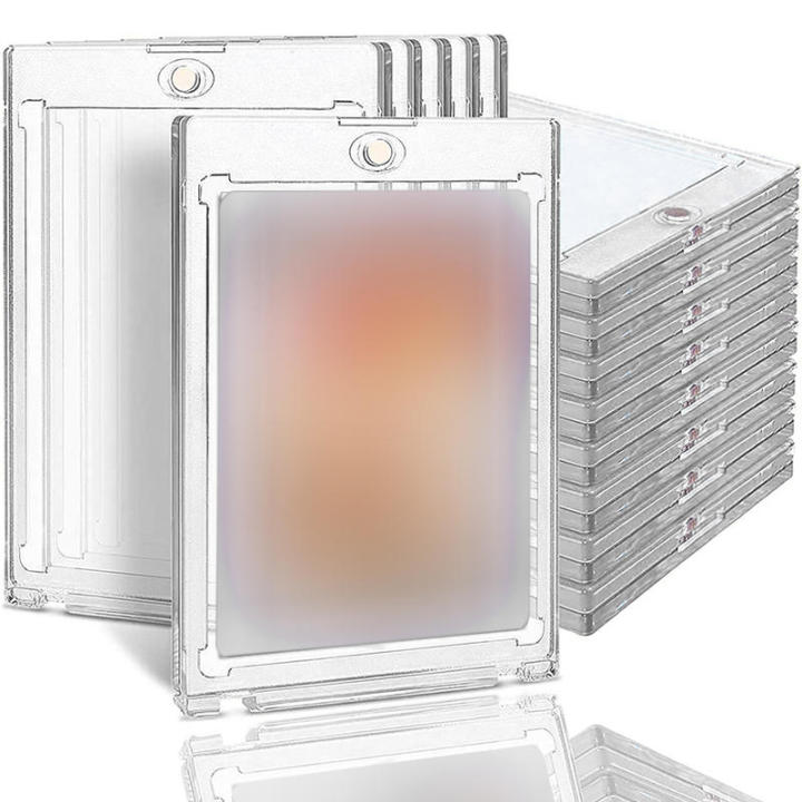 Transparent%20Cards%20Holder%20for%20Trading%20Card%20Support%20Arcylic%20Triangle%20Card%20Display%20Stand%20Photo%20Card%20Protective%20Shell%20Sleeve%20-%20Image%204