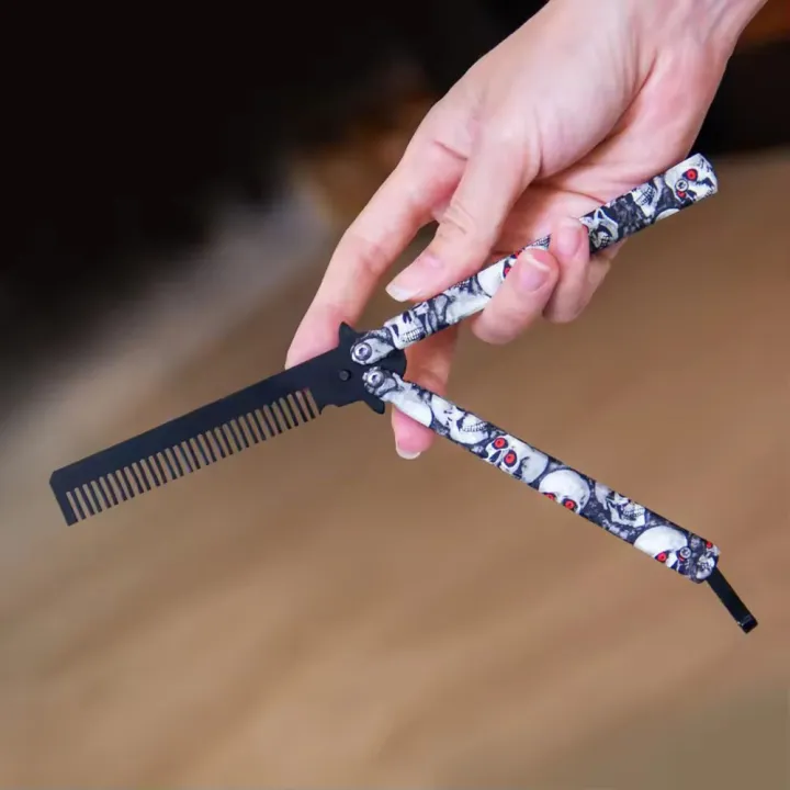 Stainless%20Steel%20Folding%20Comb,%20Butterfly%20Knife,%20Beard%20Comb,%20Mustache,%20Hair%20Salon%20Styling%20Tool,%201pcs%20-%20Image%203