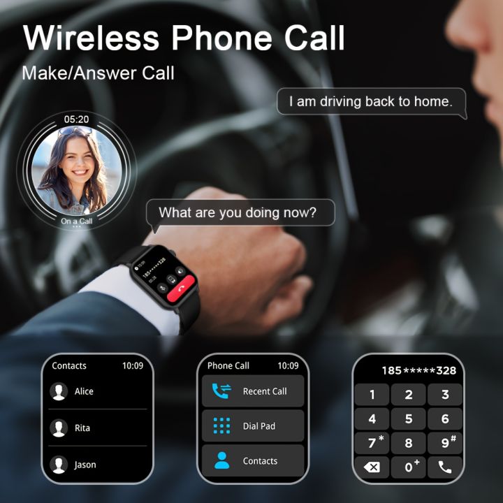 LAXASFIT%20Fashion%20Smart%20Watch%20Bluetooth%20Call%20Music%20Playback%20IP68%20Waterproof%20Fitness%20Tracking%20For%20Men%20and%20Women%20Smart%20Watch%20%20-%20Image%203
