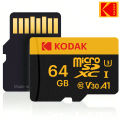 KODAK Mobile Memory Card 256GB Recorder Storage High Speed 128GB monitoring SD Card 64GB 32GB TF Gaming Microsd Class10 U3 V30.