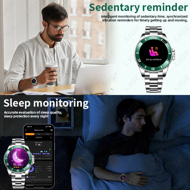 LIGE%20Original%20New%20Smart%20Watch%20100+%20Sports%20Modes%20IP68%20Waterproof%201.27''%20HD%20Screen%20Bluetooth%20call%20smart%20watchs%20for%20men%20Android%20IOS%20-%20Image%205