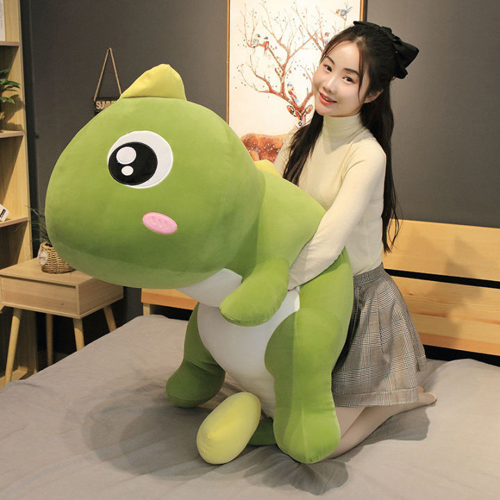 60CM Long Dinosaur Plush Toys Lovely Soft Anime Animal Dinosaur Stuffed Kawaii Room Decor Doll Pillow Toy For Kids Girl