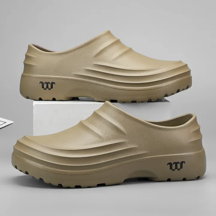 Chef%20Shoes%20Anti%20Slip%20and%20Oil%20Proof%20Work%20Shoes%20Slip-on%20Shoes%20Mens%20Casual%20Trendy%20Slipper%20One%20Step%20Fashion%20Garden%20Shoes%20for%20Beach%20-%20Image%205