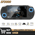 SF3000 Retro Handheld Video Game Console 4.5 Inch IPS Screen 3000mAh Portable Linux System Pocket Player Games SF3500. 