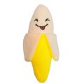 Pet plush sound toys, dog toy supplies wholesale, puppy cat bite resistant puzzle toys, fruit bananas. 