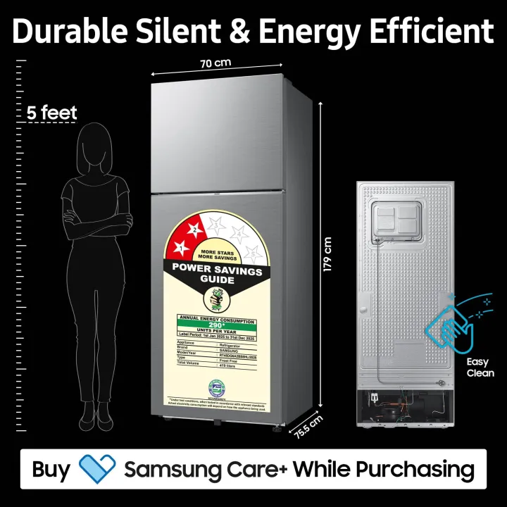 SAMSUNG%20RT45DG6A2BSLHL%20419%20Litres%20Bespoke%20Double%20Door%20AI%20WiFI%20Refrigerator%20-%20Image%205