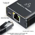 Gigabit Ethernet Splitter For PC Laptop TV Box Router Network RJ45 Splitter 1 in 4 /1in 3 /1in 2 100M 1000M Gigabite Ethernet. 