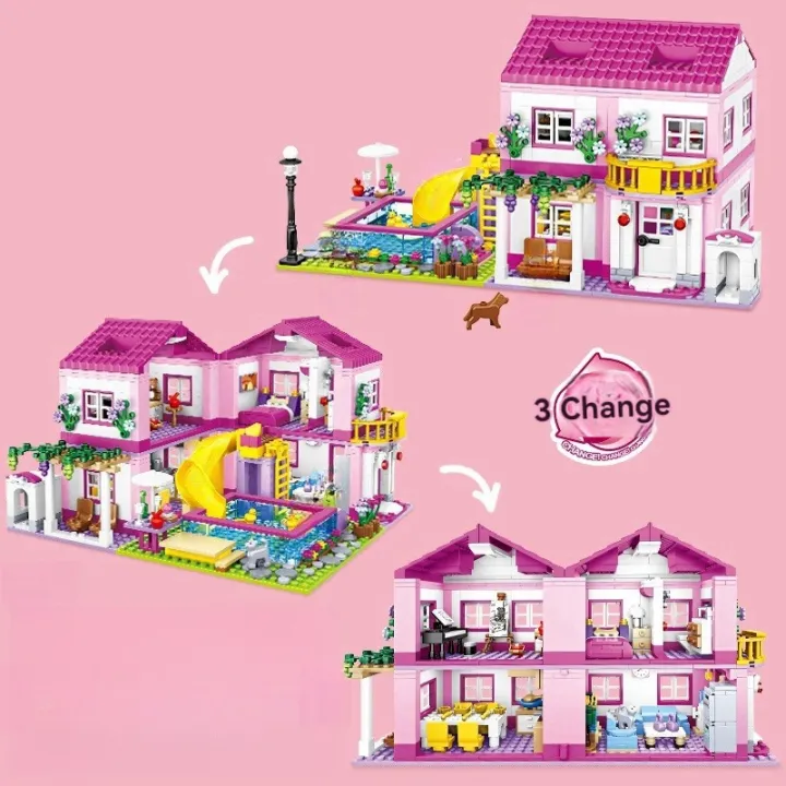 Friends%20City%20Series%20House%20Summer%20Holiday%20Villa%20Castle%20Building%20Blocks%20Sets%20Figures%20Swimming%20Pool%20Decor%20Toys%20for%20Kids%20Girls%20%20-%20Image%203