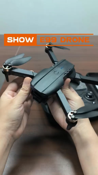 DM99 Drone with Dual Camera, 4K UHD Camera DM99 Drone, RC Quadcopter with 3D Flips, Trajectory Flight, Headless Mode, Altitude Hold, One Key Take Off/Landing, Bag and 2 Batteries