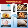 Digital Kitchen Thermometer Digital Temperature MeasuringTool for Meat Electronic Food Thermometer LCD Display Food Thermometer. 