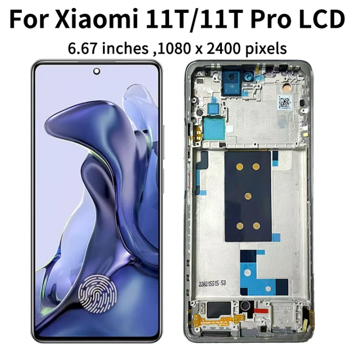 6.67"AMOLED%20For%20Xiaomi%2011T%20Pro%202107113SG%20Lcd%20Display%20Digital%20Touch%20Screen%20+Frame%20Assembly%20for%20Mi%2011T%2021081111RG%20LCD%20Replacement%20-%20Image%202