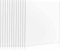 pack of 9 Transparent acrylic sheet 3mm 4x4 size. 