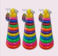 Plastic Duck Stacking Ring Super Stack Up Educational Toy Multicolour 11 Rings for Toddlers. 