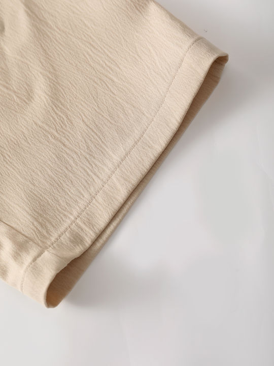 Men's%202%20Piece%20Textured%20Outfits,%20Beige%20Lapel%20Shirt%20&%20Drawstring%20Pants%20Set%20-%20Image%205