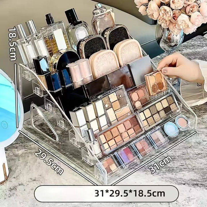 3/5/7%20Tiers%20Acrylic%20Display%20Stand%20Rack%20Shelf%20Ladder%20Display%20Rack%20Bagi%20Storage%20Multi-Layer%20Doll%20Figurine%20Transparent%20Display%20Rack%20-%20Image%203