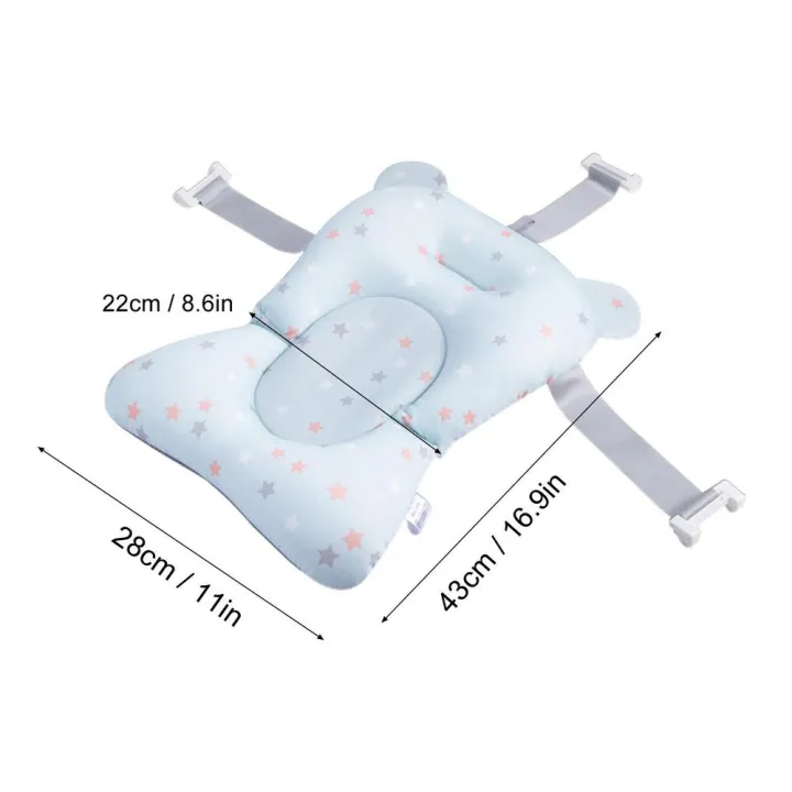 New%20born%20Bath%20Cushion%20Adjustable%20Foldable%20Bathtub%20Mat%20Cushion%20Baby%20Bath%20Accessories%20Bathtub%20Essentiall%20With%20Buckles%20And%203%20Safety%20-%20Image%207