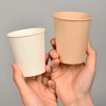 50/100PCS 210/250ml Pure White Paper Cups Disposable Coffee Tea Milk Cup Party Drinking Accessories Camping Party Supplies.