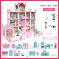 Beautiful Home Doll House Set with Rooms and Furniture Accessories Play Dream House for Girls. 