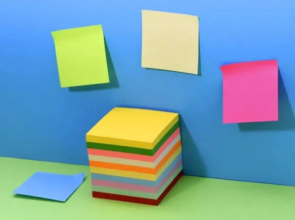 Clear Self Stick Multi-Color Sticky Notes 3x3 Inch — 100 Sheets | Daraz.pk