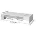 Monitor Riser 3-Tier Desktop Shelf Monitor Stand Riser Desk Shelf Riser computer Rack Monitor Holder Elevated PC Screen Stand. 