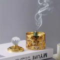 Incense Burner Home Incense Holder Incense Stick Holder Oud Burner Home Decor Incense Cones Container Antique Incense Holder Charcoal Chinese China Simple and Stylish Metal. 