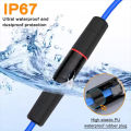 RJ45 Connector Waterproof IP67 Ethernet Network Cable Connector Coupler Outdoor Lan Coupler Adapter Female for Cat5e CAT6.